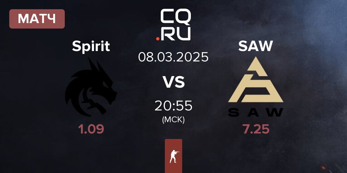 Матч Team Spirit Spirit vs SAW | 08.03