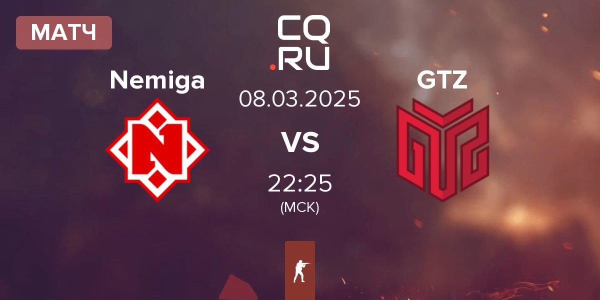 Матч Nemiga Gaming Nemiga vs GTZ Esports GTZ | 08.03