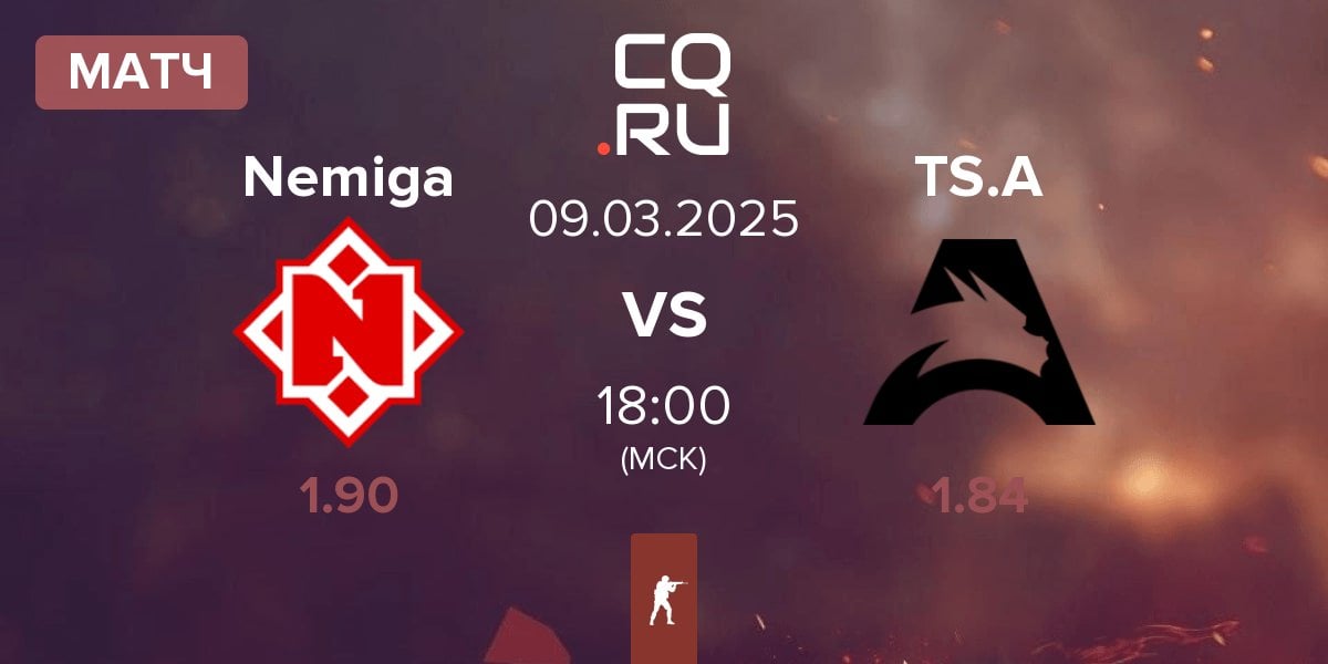 Матч Nemiga Gaming Nemiga vs Team Spirit Academy TS.A | 09.03