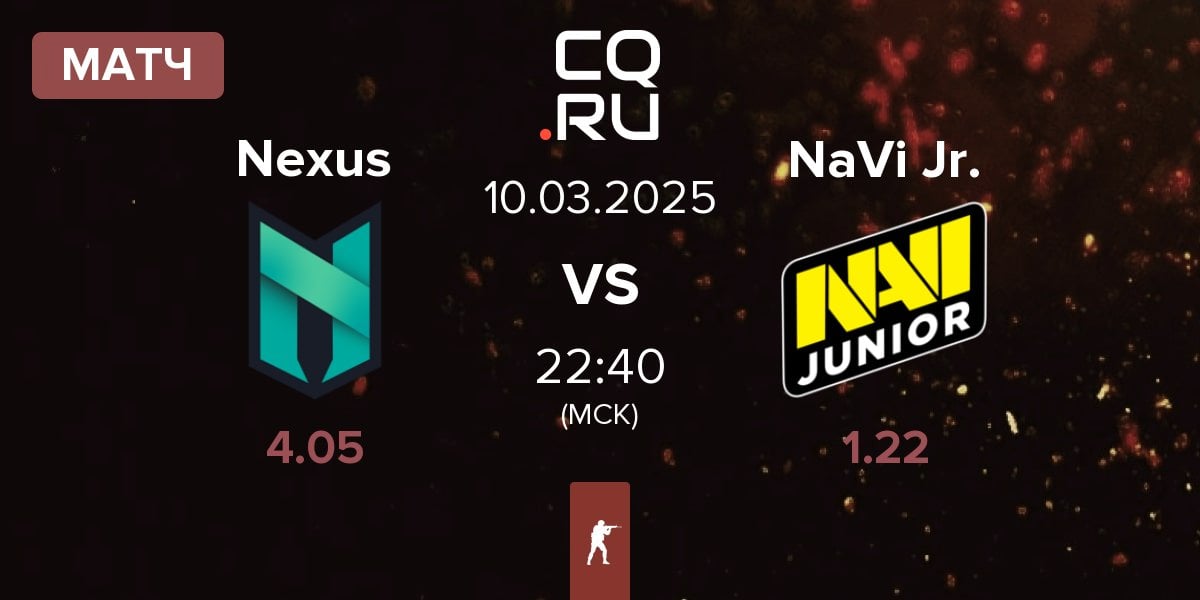 Матч Nexus Gaming Nexus vs Natus Vincere Junior NaVi Jr. | 10.03