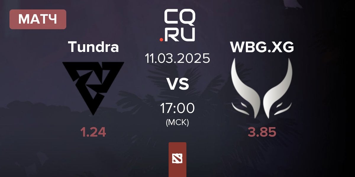 Матч Tundra Esports Tundra vs Xtreme Gaming WBG.XG | 11.03