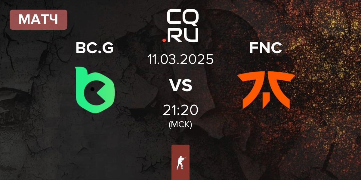 Матч BC.Game Esports BC.G vs Fnatic FNC | 11.03