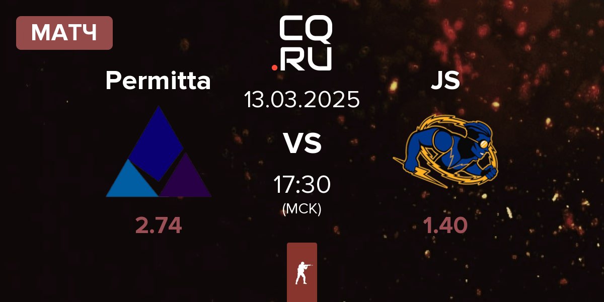 Матч Permitta Esports Permitta vs Johnny Speeds JS | 13.03