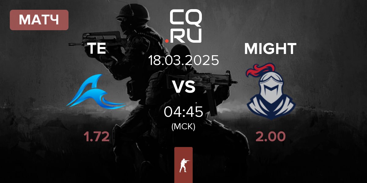 Матч Tsunami Esports TE vs MIGHT | 18.03