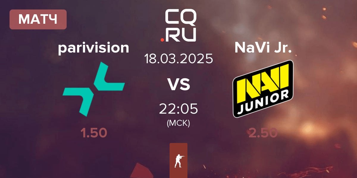 Матч PARIVISION parivision vs Natus Vincere Junior NaVi Jr. | 18.03