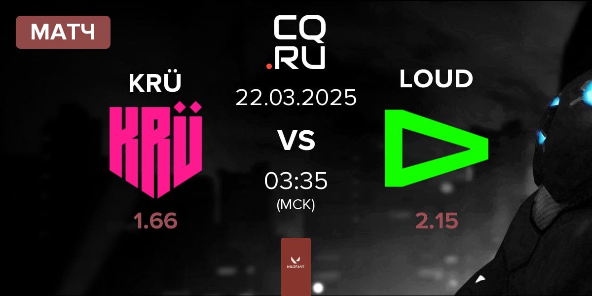 Матч KRÜ Esports KRÜ vs LOUD | 22.03