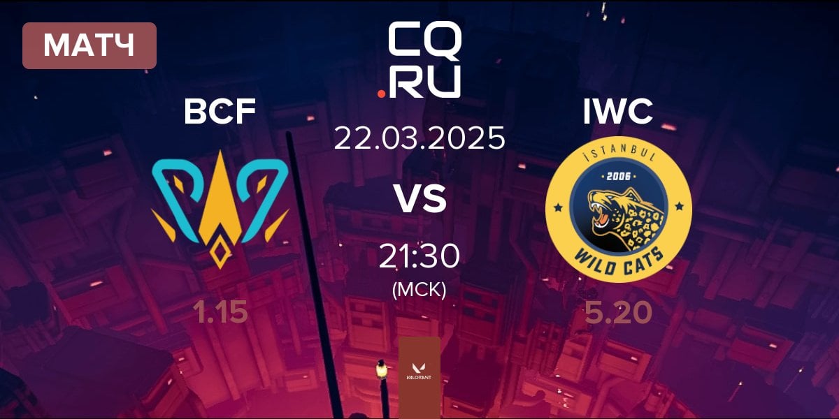 Матч BBL PCIFIC BCF vs Istanbul Wildcats IWC | 22.03