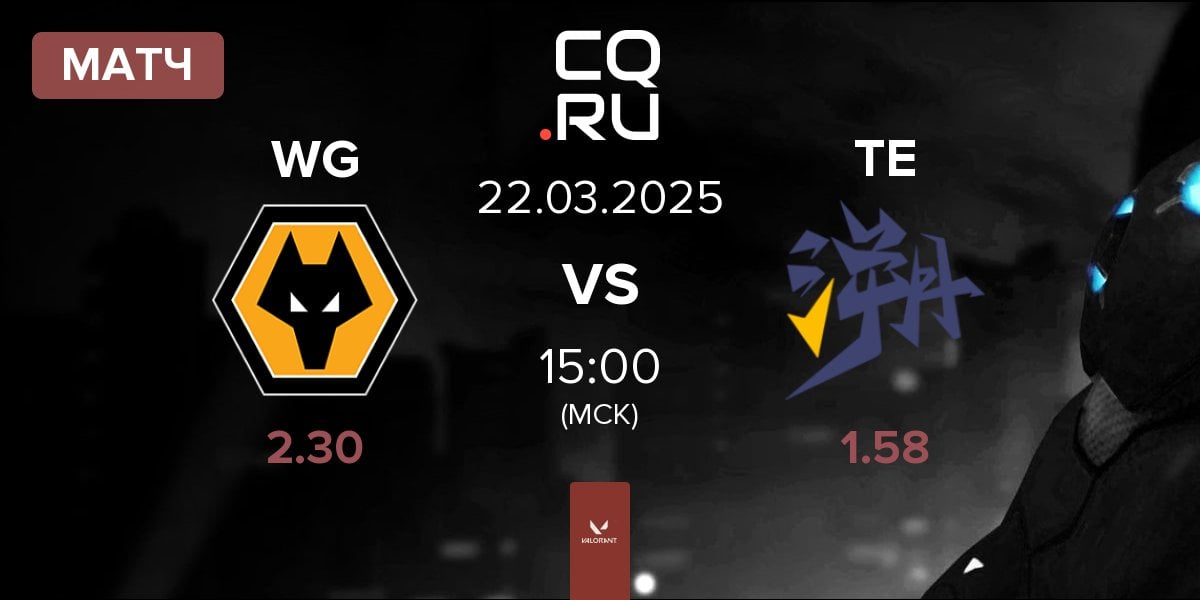 Матч Wolves Esports WG vs Trace Esports TE | 22.03