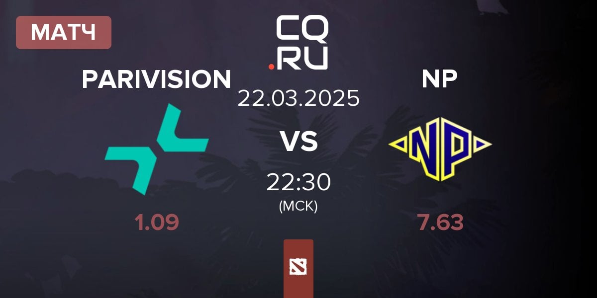 Матч PARIVISION vs Night Pulse NP | 22.03