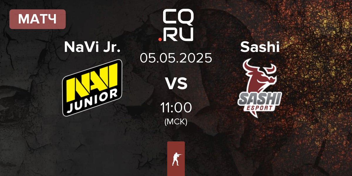 Матч Natus Vincere Junior NaVi Jr. vs Sashi Esport Sashi | 05.05