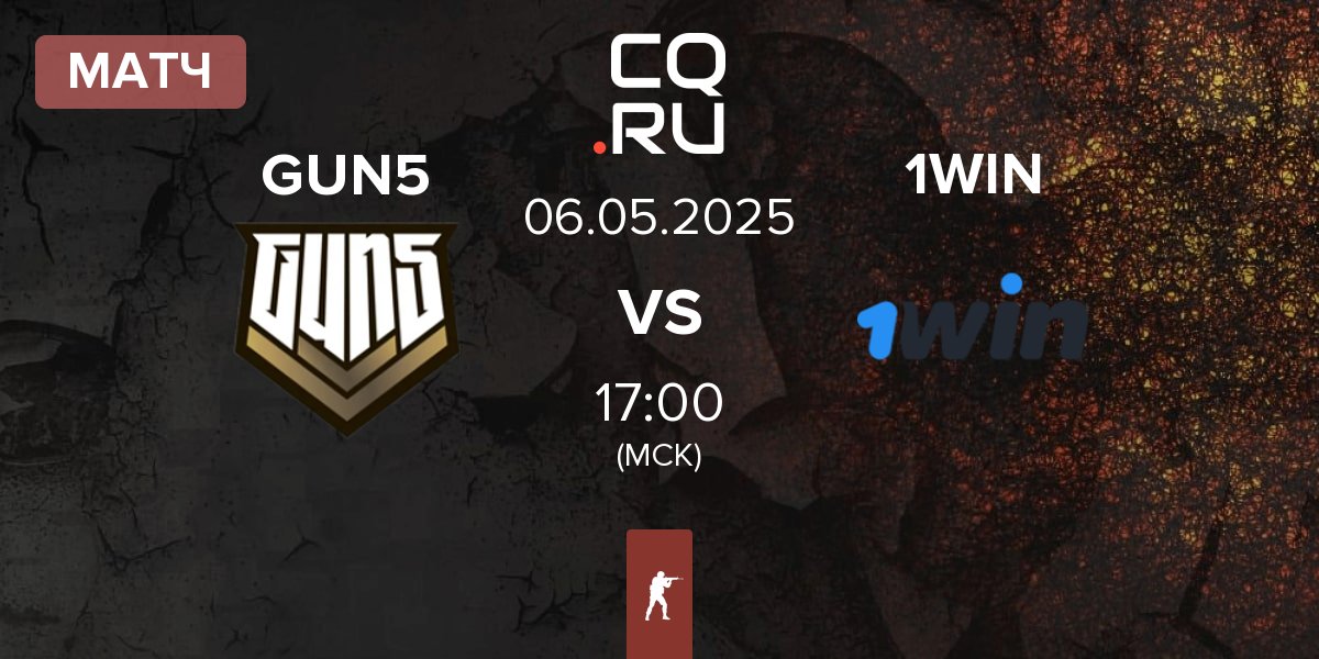 Матч GUN5 Esports GUN5 vs 1WIN | 06.05