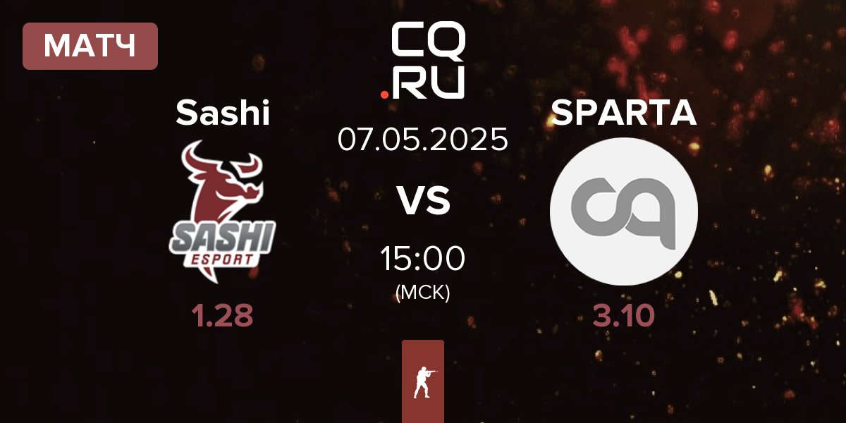 Матч Sashi Esport Sashi vs SPARTA | 07.05