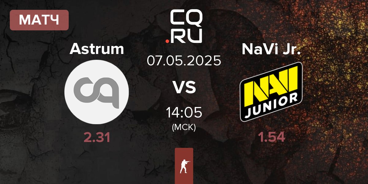 Матч Astrum vs Natus Vincere Junior NaVi Jr. | 07.05