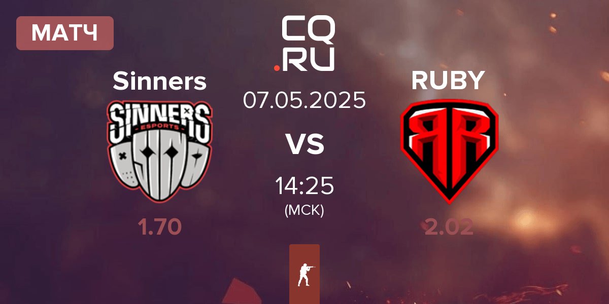 Матч Sinners Esports Sinners vs RUBY | 07.05