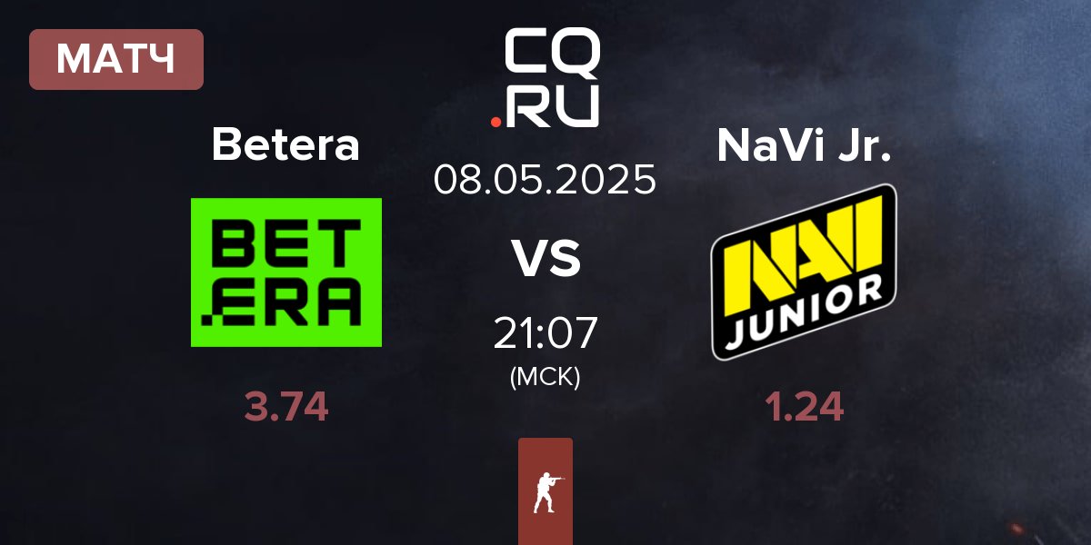 Матч Betera vs Natus Vincere Junior NaVi Jr. | 08.05