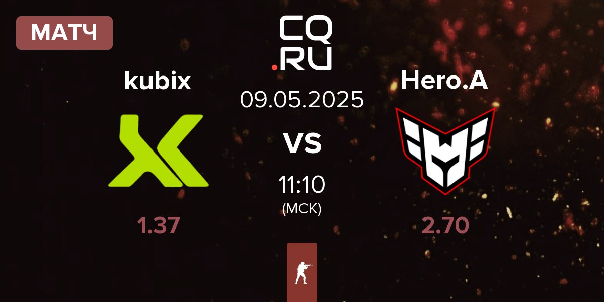 Матч Kubix Esports kubix vs HEROIC Academy Hero.A | 09.05