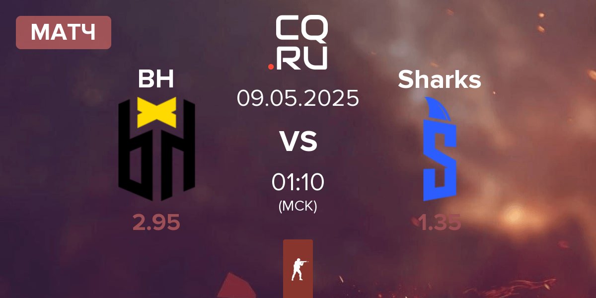 Матч Bounty Hunters BH vs Sharks Esports Sharks | 09.05