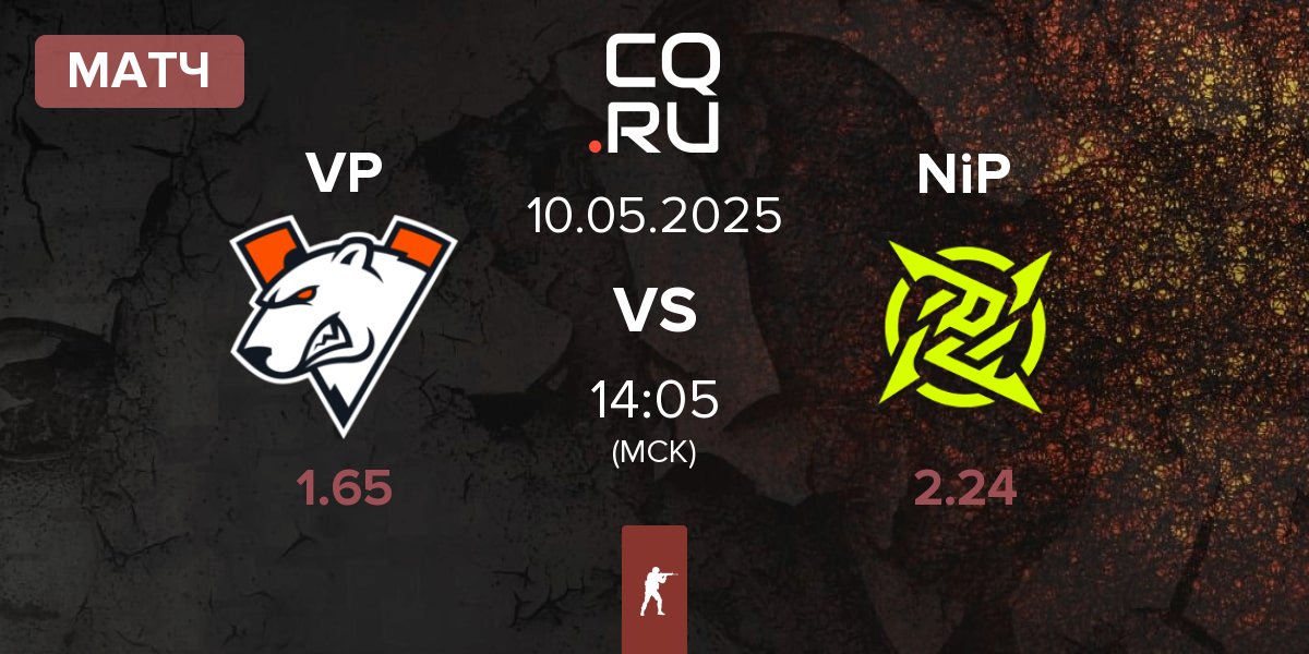 Матч Virtus.Pro VP vs Ninjas in Pyjamas NiP | 10.05