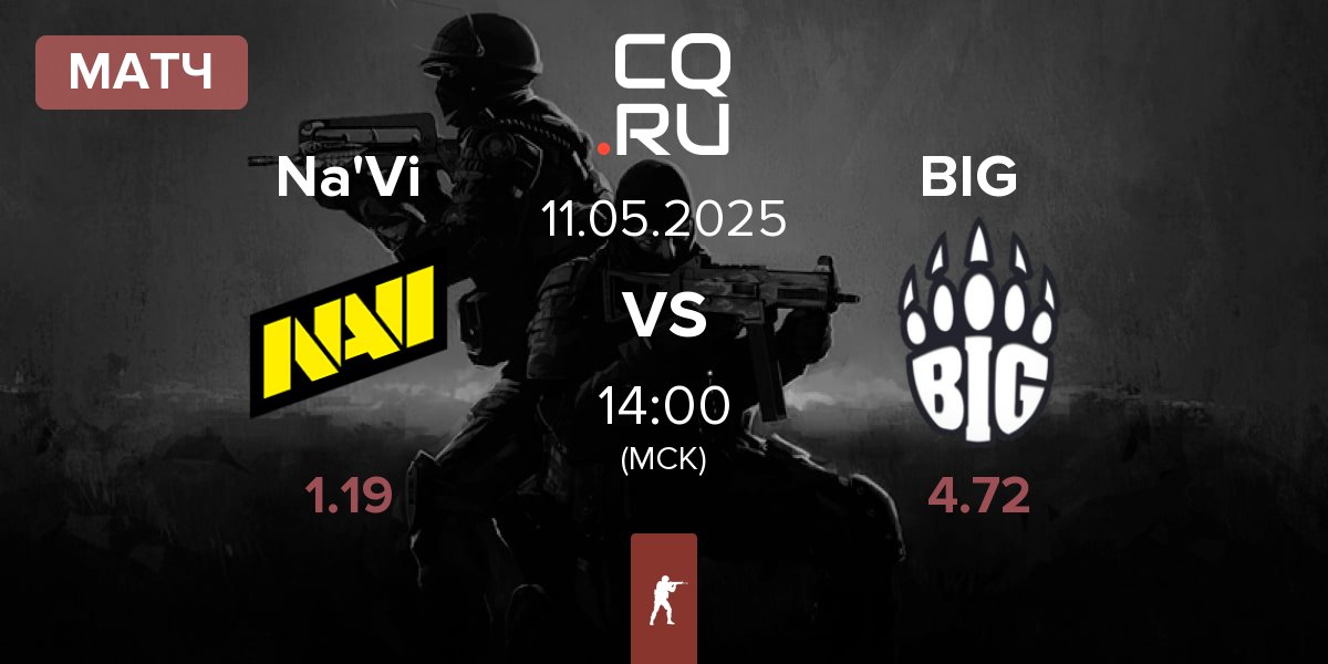 Матч Natus Vincere Na'Vi vs BIG | 11.05