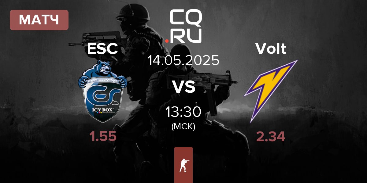 Матч ESC Gaming ESC vs Volt | 14.05