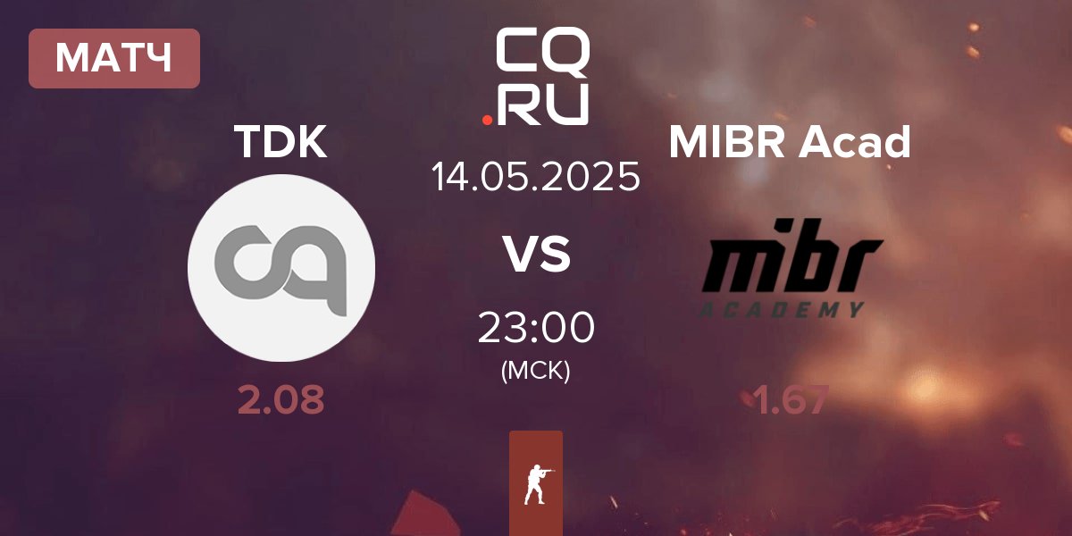 Матч Tropa do KinGui TDK vs MIBR Academy MIBR Acad | 14.05