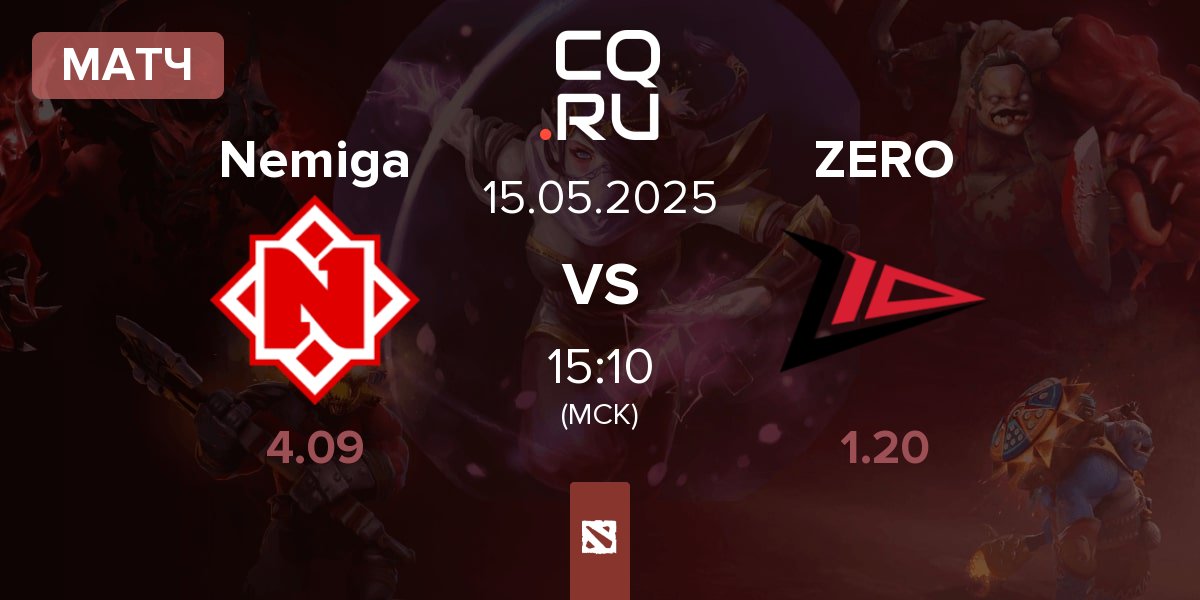 Матч Nemiga Gaming Nemiga vs Zero Tenacity ZERO | 15.05