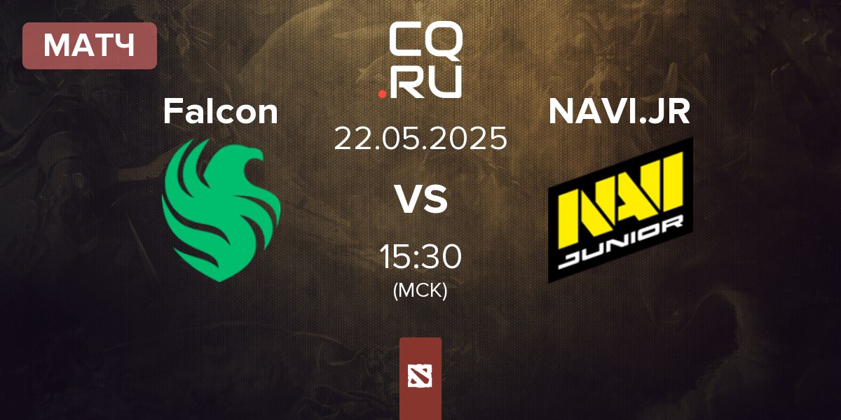 Матч Team Falcons Falcon vs Navi Junior NAVI.JR | 22.05