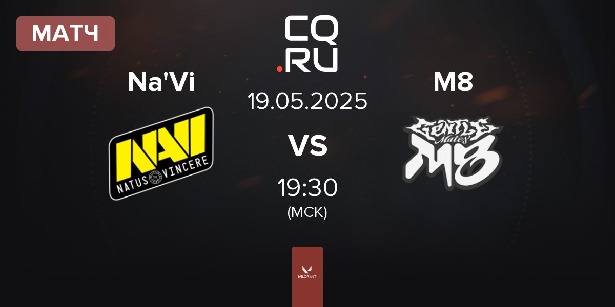 Матч Natus Vincere Na'Vi vs Gentle Mates M8 | 19.05