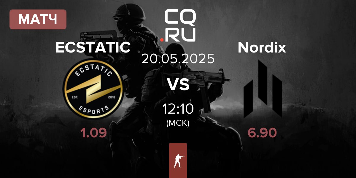 Матч ECSTATIC vs Nordix | 20.05