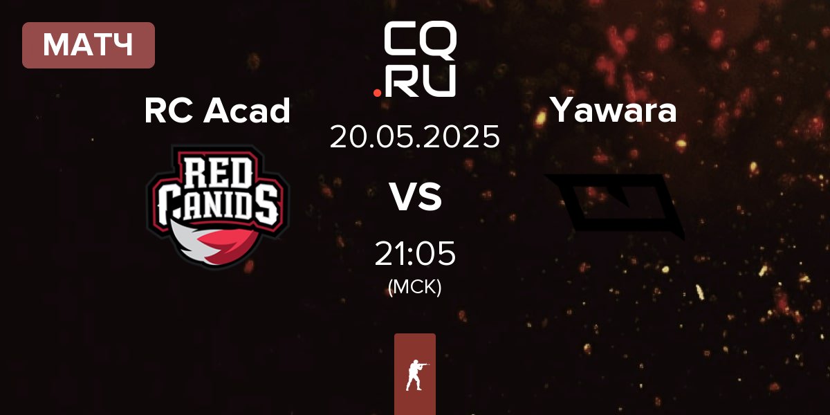 Матч RED Canids Academy RC Acad vs Yawara Esports Yawara | 20.05