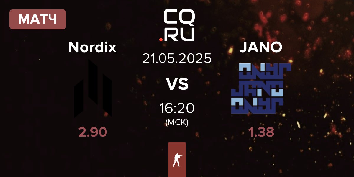 Матч Nordix vs JANO Esports JANO | 21.05