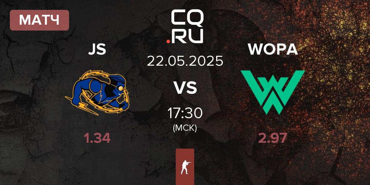 Матч Johnny Speeds JS vs WOPA Esport WOPA | 22.05