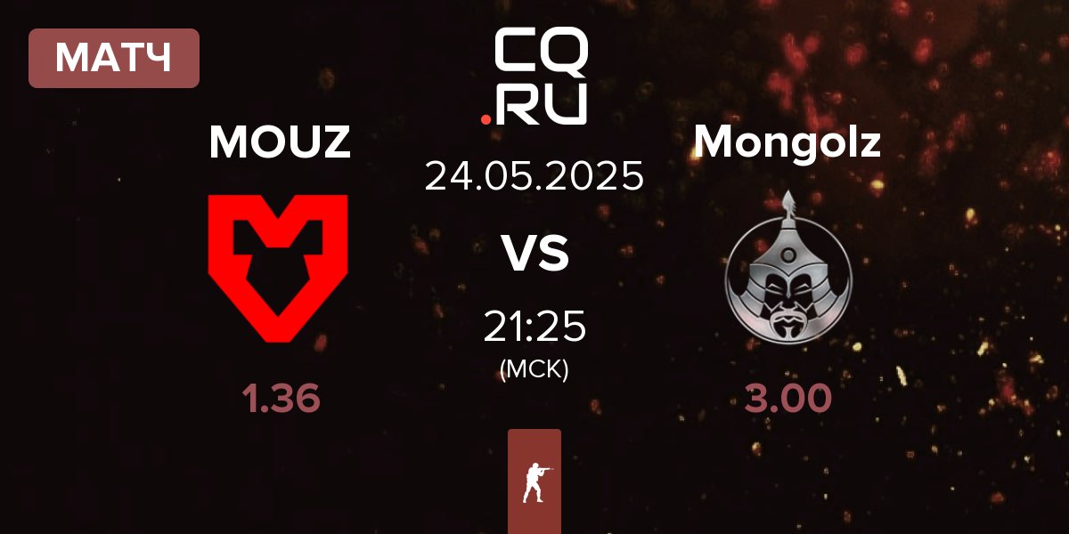 Матч MOUZ vs The Mongolz Mongolz | 24.05