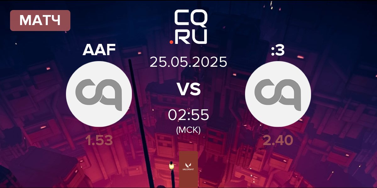 Матч Aussie and Friends AAF vs Catface :3 | 25.05
