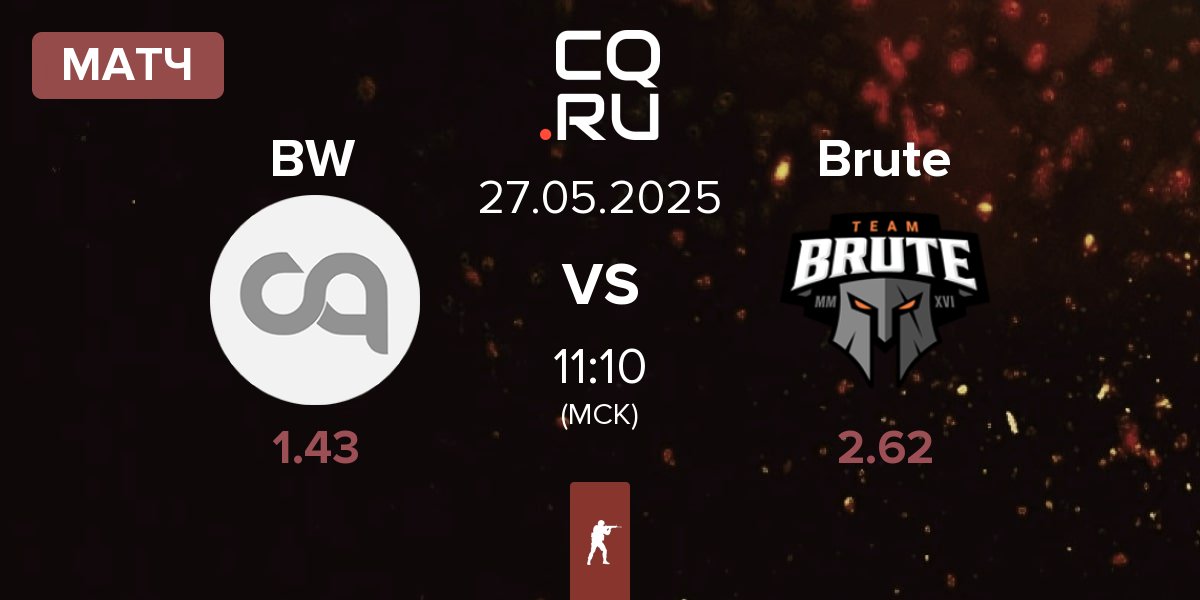 Матч Bushido Wildcats BW vs Brute | 27.05