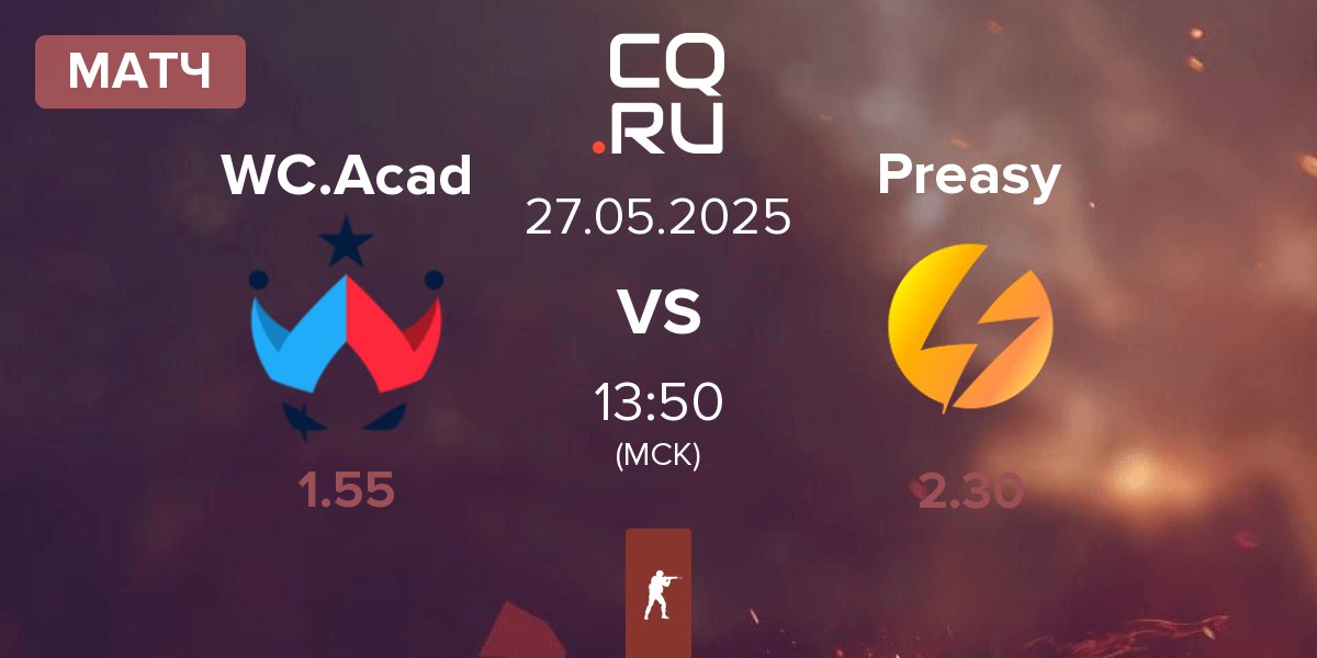 Матч Wildcard Academy WC.Acad vs Preasy Esport Preasy | 27.05