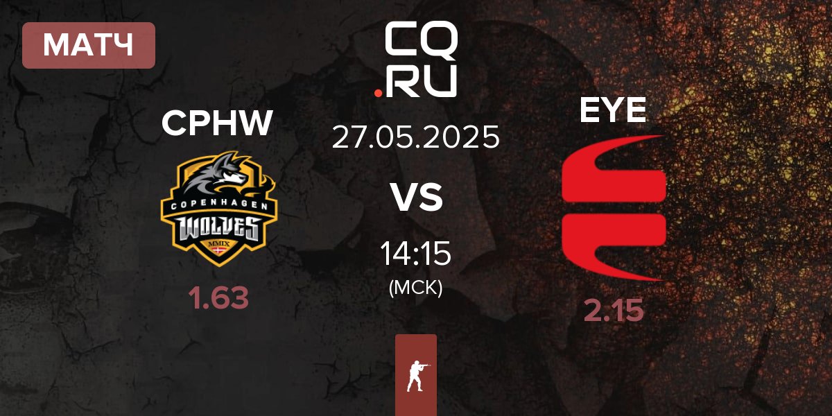 Матч Copenhagen Wolves CPHW vs EYEBALLERS EYE | 27.05