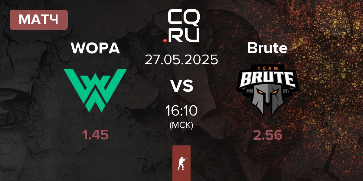 Матч WOPA Esport WOPA vs Brute | 27.05