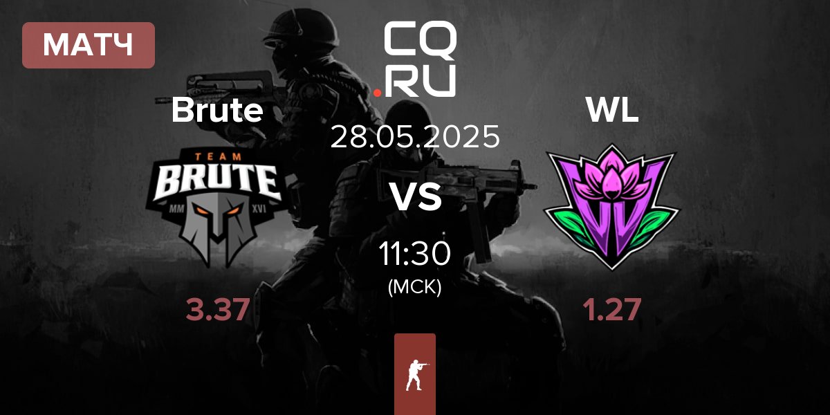 Матч Brute vs Wild Lotus WL | 28.05