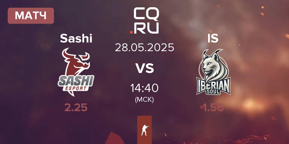 Матч Sashi Esport Sashi vs Iberian Soul IS | 28.05