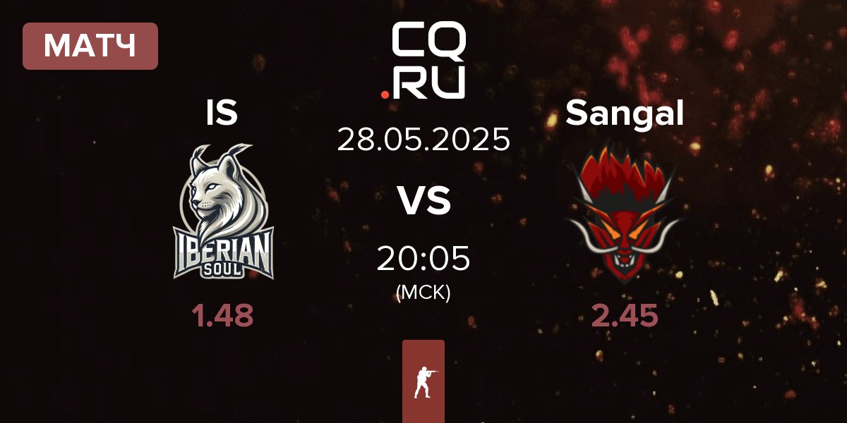 Матч Iberian Soul IS vs Sangal Esports Sangal | 28.05