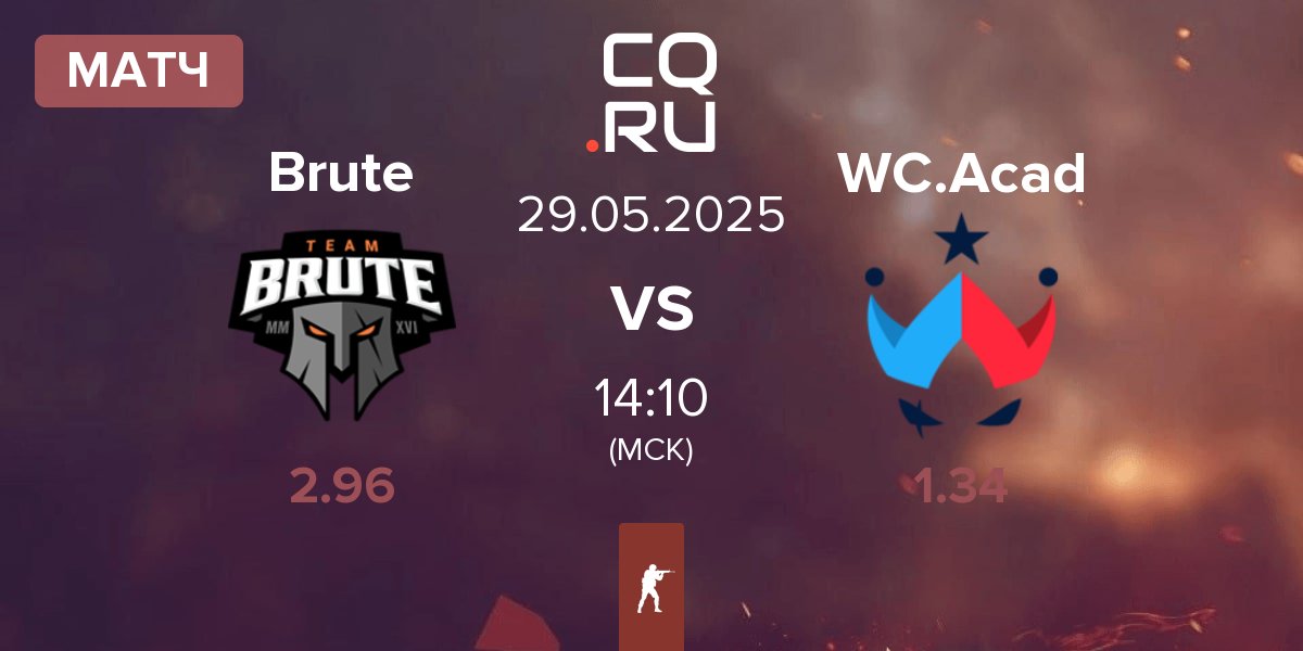 Матч Brute vs Wildcard Academy WC.Acad | 29.05