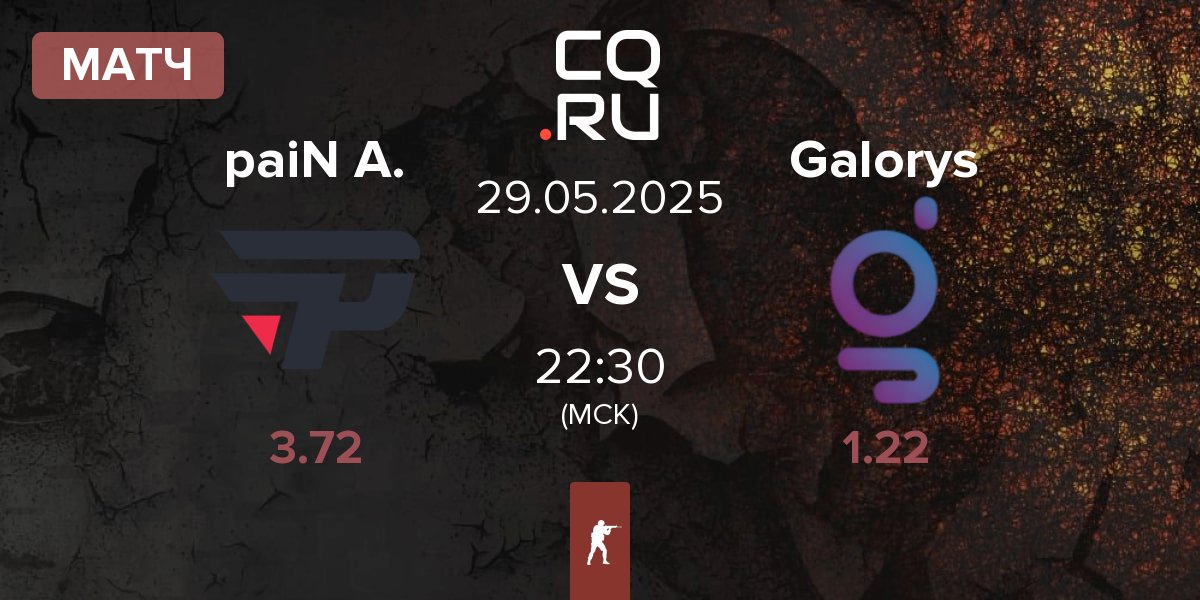 Матч paiN Academy paiN A. vs Galorys | 29.05