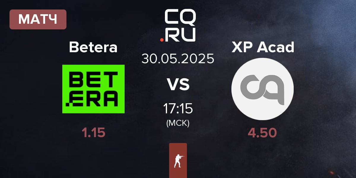 Матч Betera vs XP Academy XP Acad | 30.05