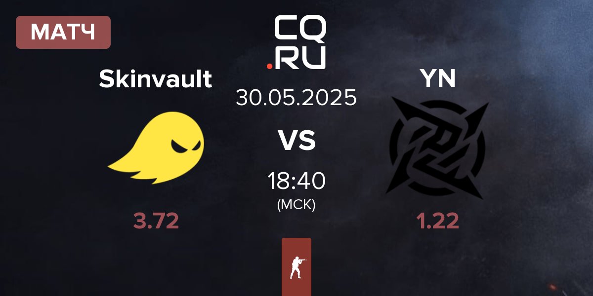 Матч Skinvault Gaming Skinvault vs Young Ninjas YN | 30.05