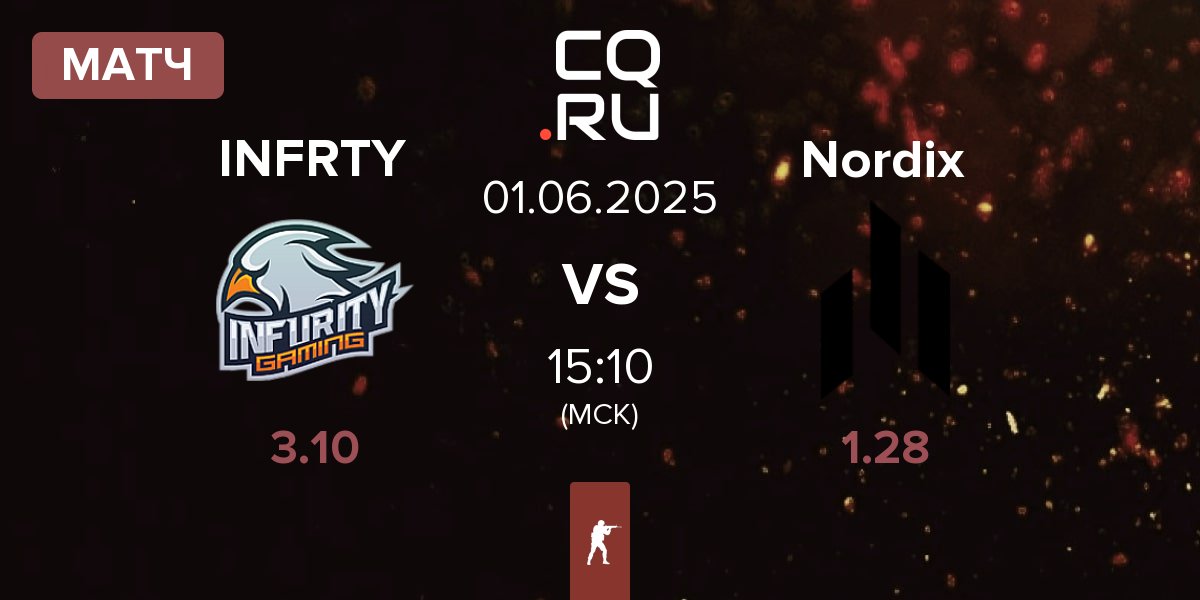 Матч INFURITY INFRTY vs Nordix | 01.06