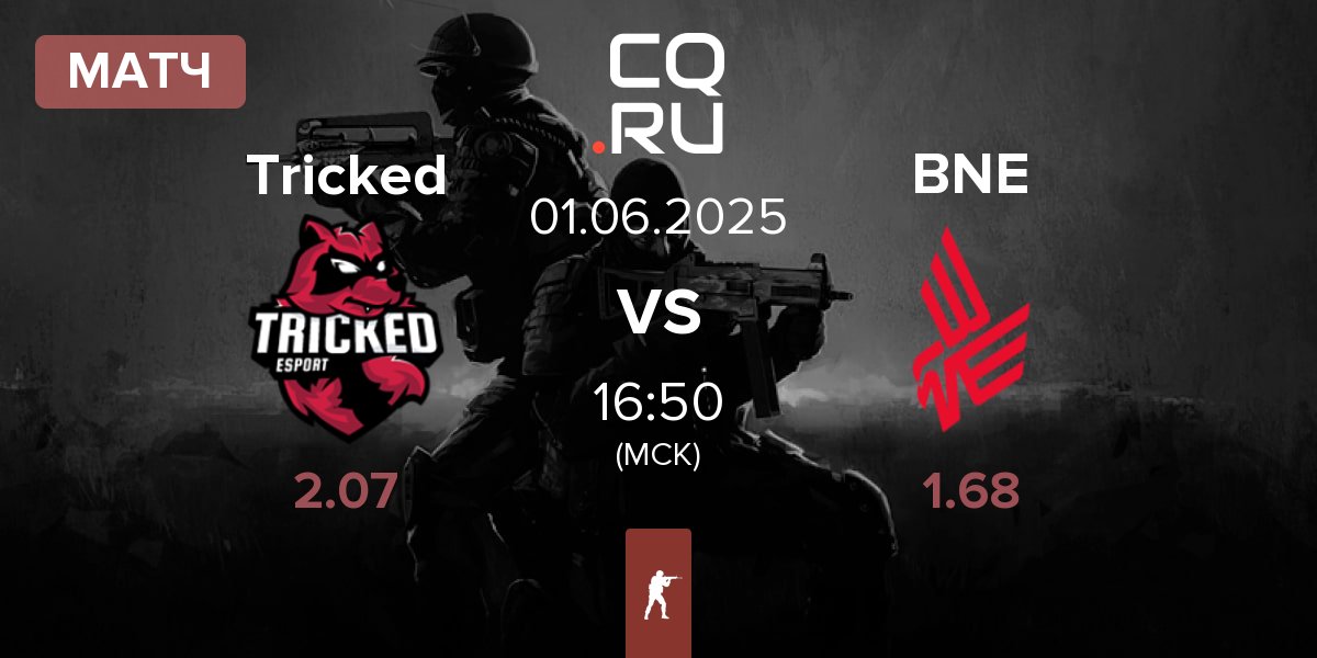 Матч Tricked eSports Tricked vs Bad News Eagles BNE | 01.06
