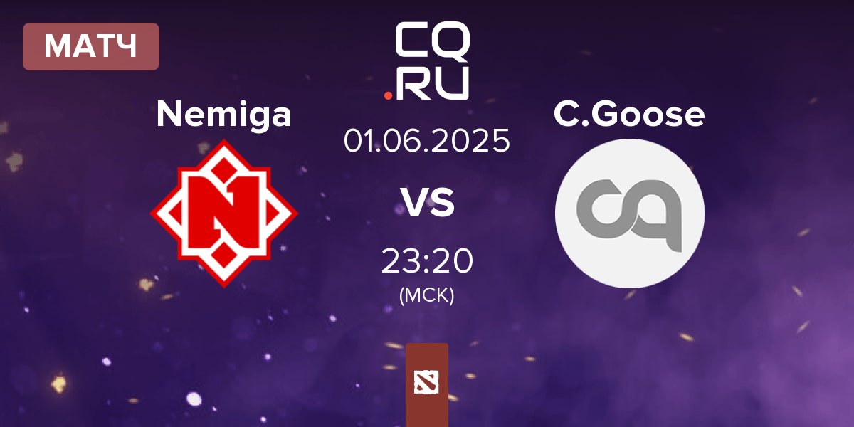 Матч Nemiga Gaming Nemiga vs Cyber Goose C.Goose | 01.06