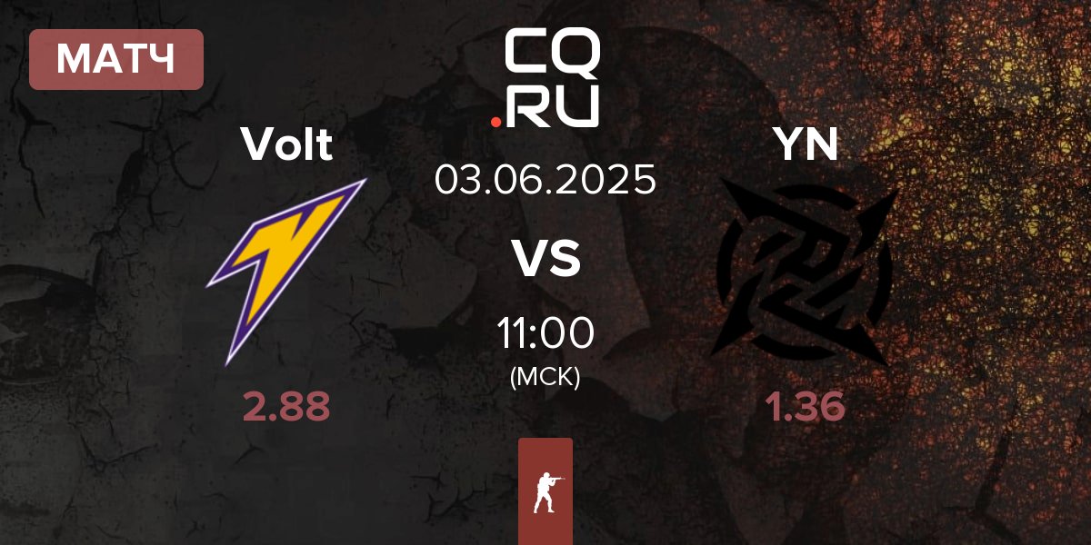Матч Volt vs Young Ninjas YN | 03.06