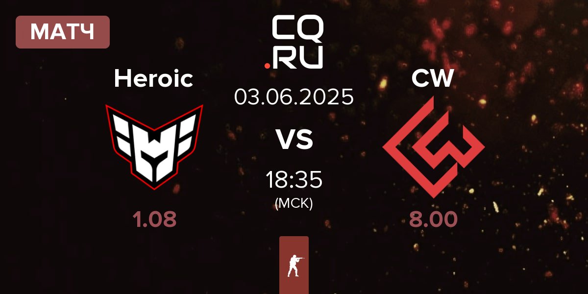 Матч Heroic vs Chinggis Warriors CW | 03.06